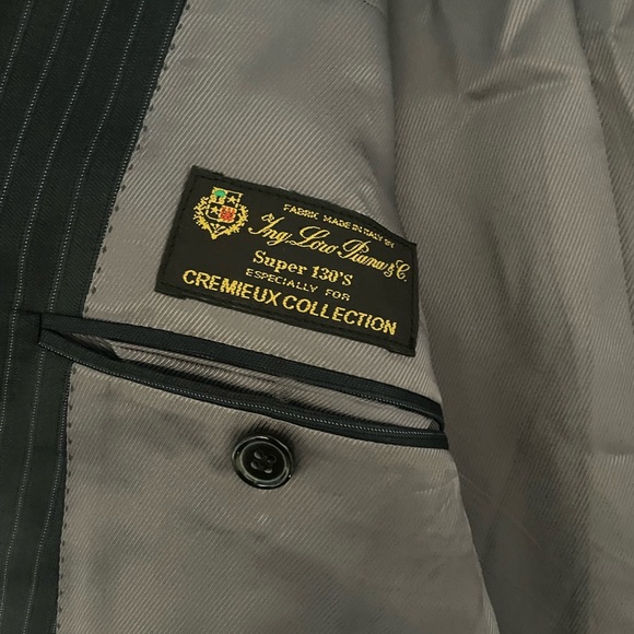 Grey sports coat, size 44R, smoke free and pet free home. - Picture 3 of 4